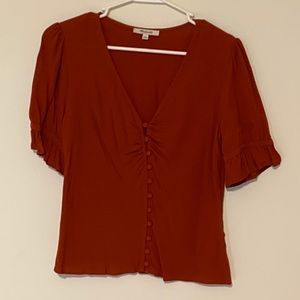 Madewell buttoned top